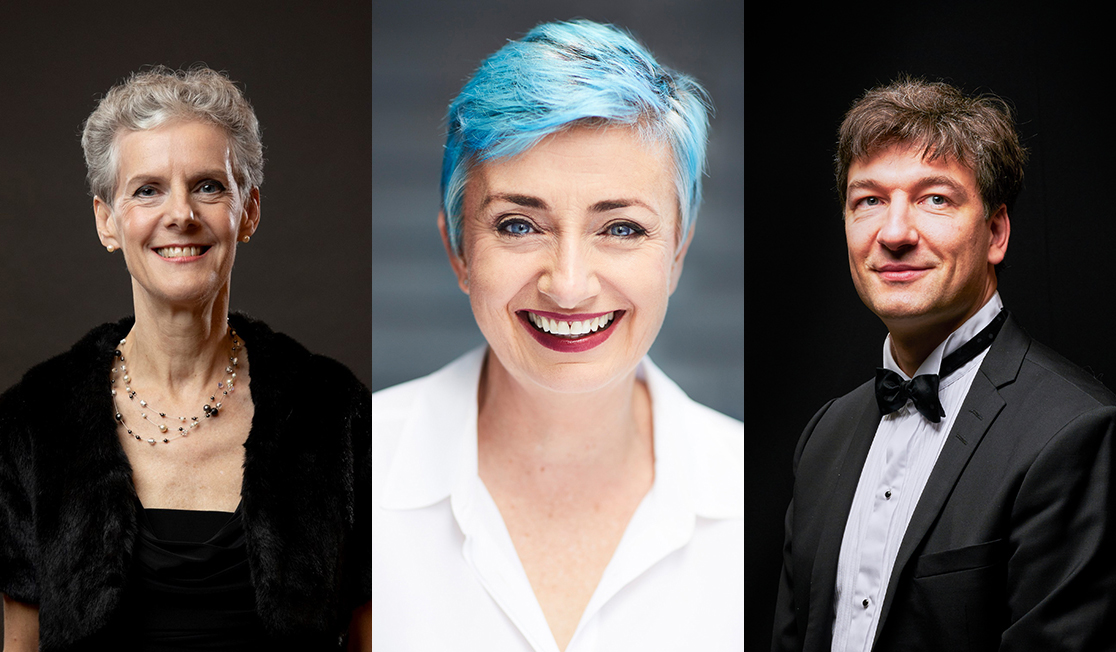 Headshots of Alison Mitchell, Judith Dodsworth and Konstantin Shamray