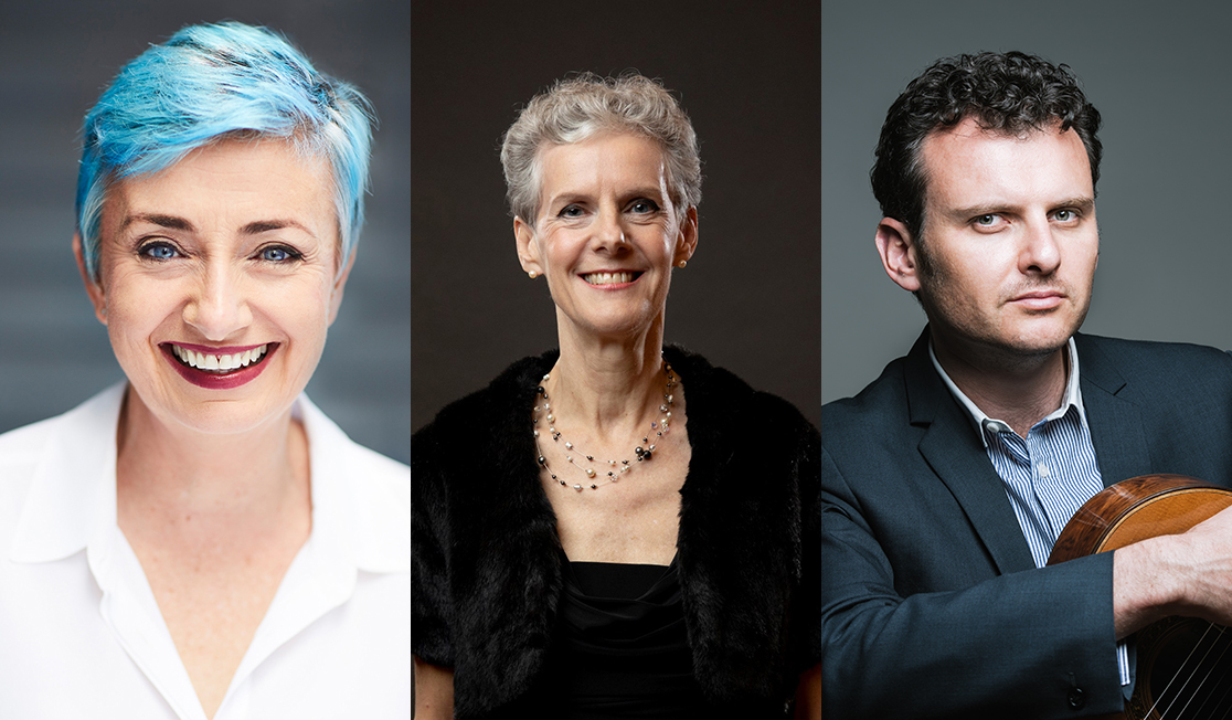 Headshots of Judith Dodsworth, Alison Mitchell and Slava Grigoryan